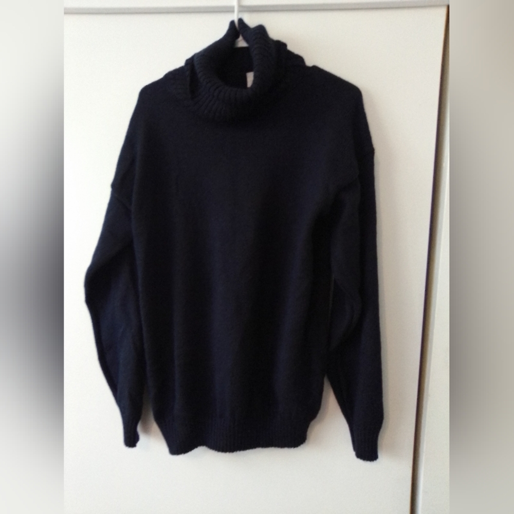 Classic Black Turtleneck Sweater for Men